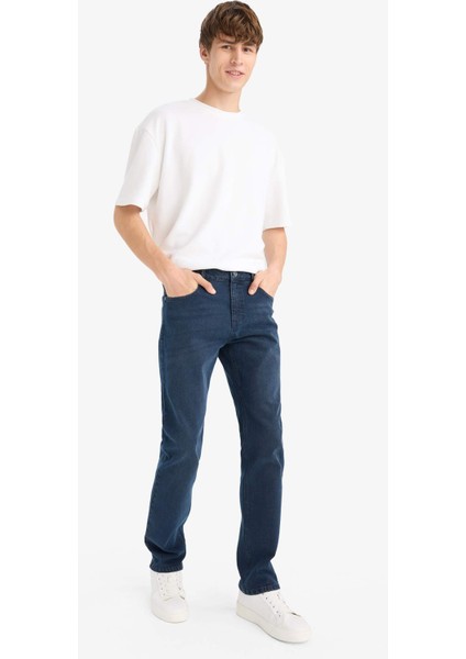 Sergio Regular Fit Normal Bel Boru Paça Jean Pantolon W7086AZ25AU