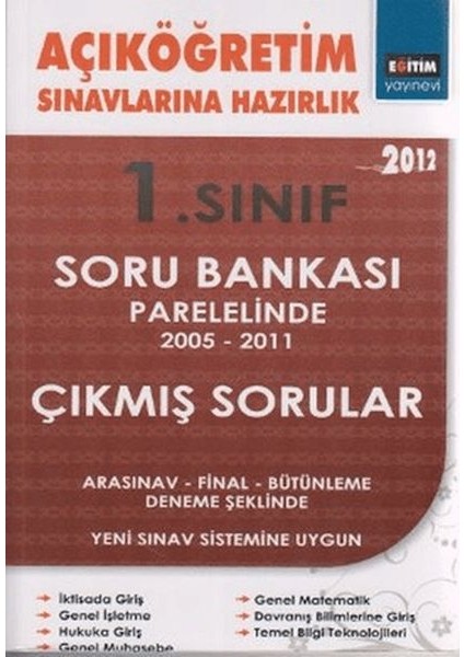 1. Sınıf Açıköğretim Sınavlarına Hazırlık