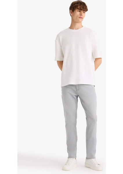 Pedro Slim Fit Dar Kalıp Normal Bel Dar Paça Jean Pantolon F2988AX25AU