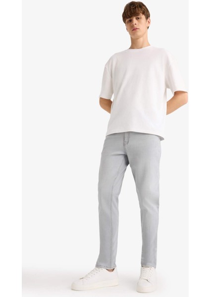 Pedro Slim Fit Dar Kalıp Normal Bel Dar Paça Jean Pantolon F2988AX25AU