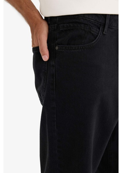 Baggy Fit Geniş Paça Jean Pantolon F2985AX25AU