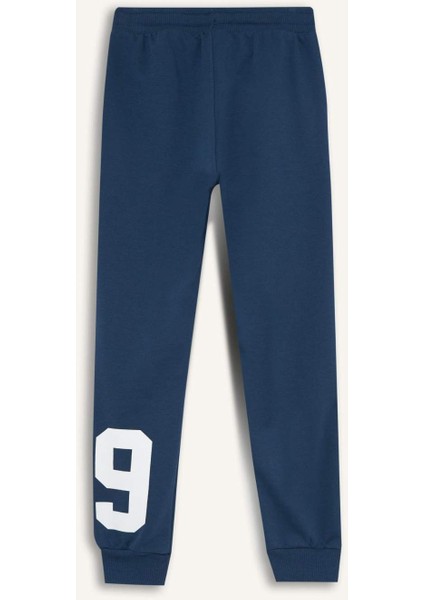 Erkek Çocuk Beli Lastikli Baskılı Eşofman Altı F2715A825WN