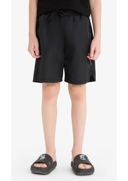 Erkek Çocuk Beli Lastikli Baskılı Şort F2417A825HS