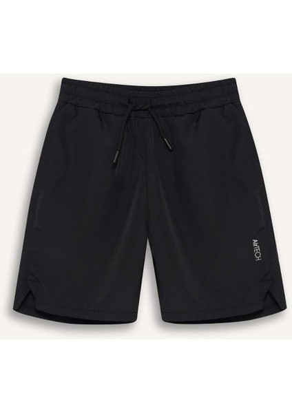 Erkek Çocuk Beli Lastikli Baskılı Şort F2417A825HS