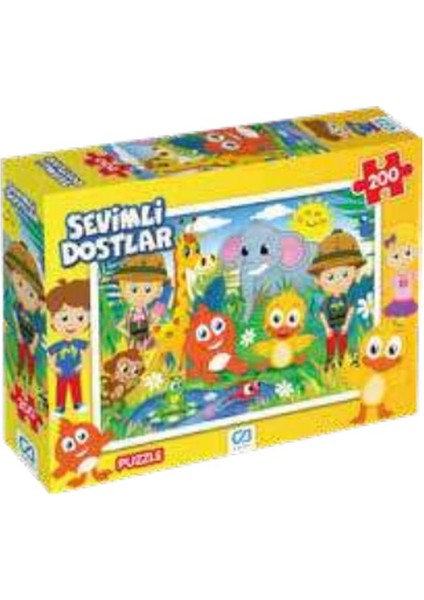 Sevimli Dostlar Puzzle 200