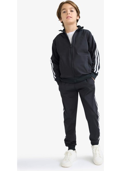 Erkek Çocuk 2'li Takım Fermuarlı Hırka Eşofman Altı D2042A825AU