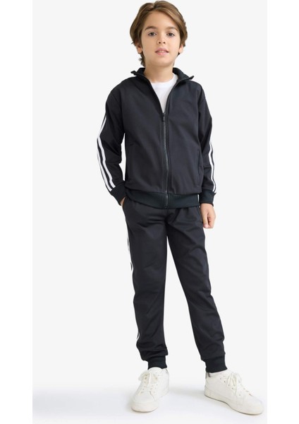 Erkek Çocuk 2'li Takım Fermuarlı Hırka Eşofman Altı D2042A825AU