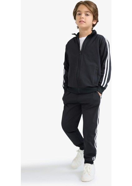 Erkek Çocuk 2'li Takım Fermuarlı Hırka Eşofman Altı D2042A825AU