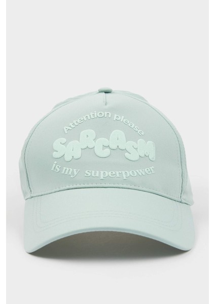 Kadın Pamuklu Cap Şapka F3603AXNS