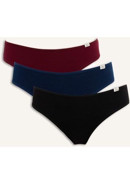 Ribana 3'lü Brief Külot-Fall in Love D6404AX25AU