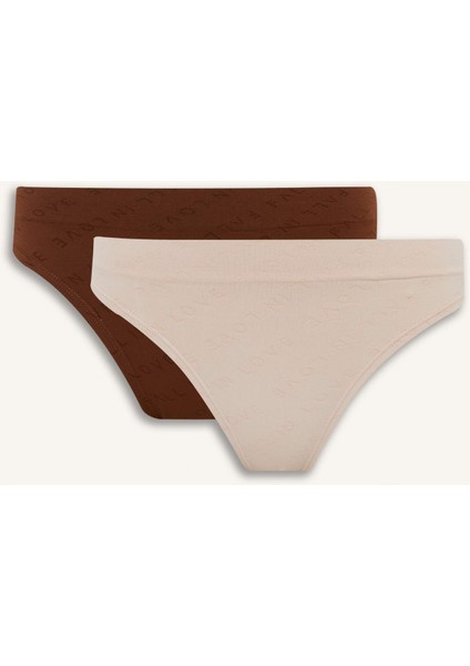 Seamless 2'li Brief Külot-Fall in Love F1203AX25AU