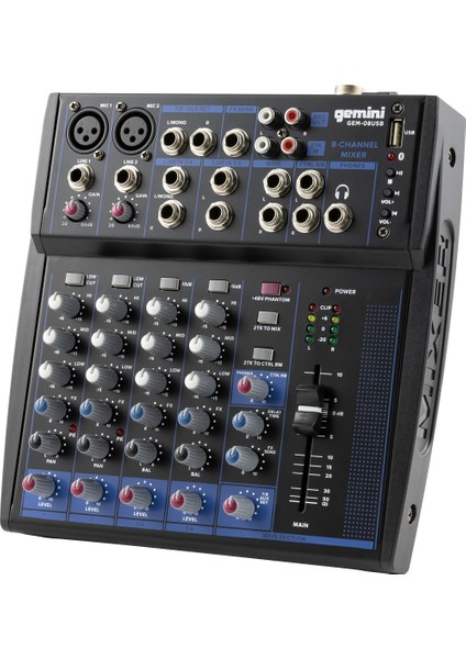 GEM-08USB 8 Kanal Mikser indirimleri