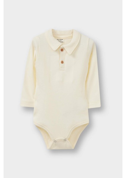 Erkek Bebek 3'lü Takım Triko Yelek Uzun Kollu Çıtçıtlı Body Pantolon C9597A525WN