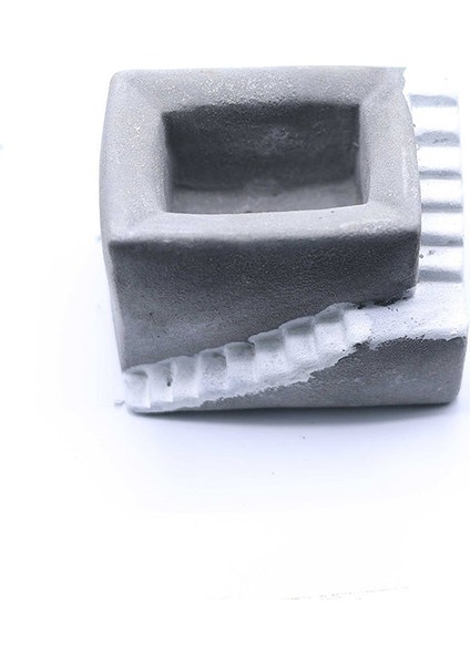 Merdivenli Beton Saksı 05 Gri modelleri