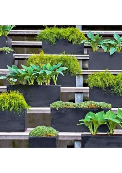 Balcony M Siyah Fiberstone Saksı fiyatları