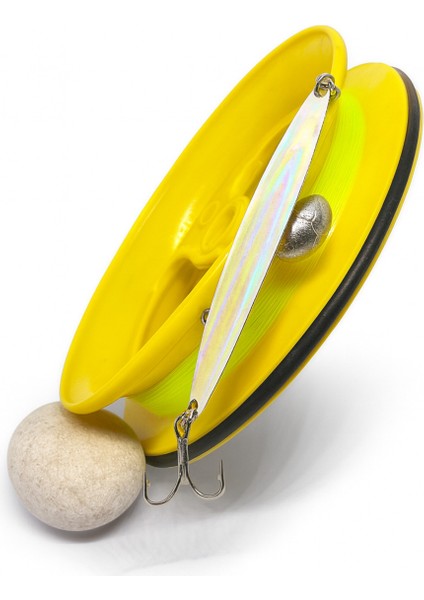 Uçan Kaşık Lüfer Av Takımı – Hazır Kurulu Misinalı (Teneke Kaşıklı)