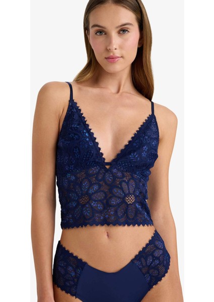 Dantelli Kapsız Pedsiz Balensiz Bralet-Fall in Love F3869AX25AU