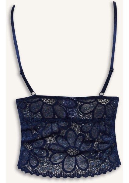 Dantelli Kapsız Pedsiz Balensiz Bralet-Fall in Love F3869AX25AU