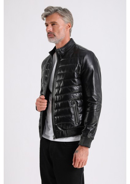 Yamal Erkek Hakiki Şişme Deri Mont fırsatları