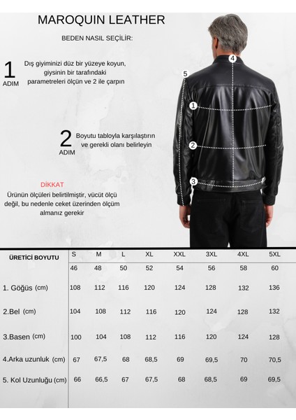 Yamal Erkek Hakiki Şişme Deri Mont