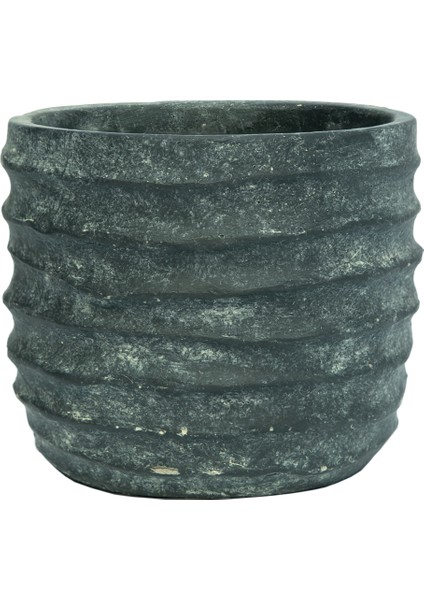 Nerius Saksı Büyük Boy Antrasit