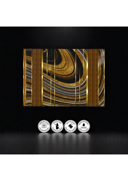 :temperli Cam Dikdörtgen Tablo, Cam Tablo, Uv Baskı, CTT001