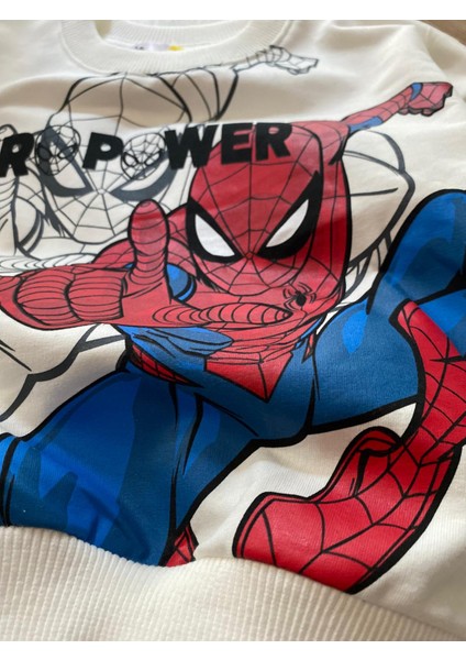 Spiderman Örümcek Adam Blackwhite 2 Iplik Kumaş Erkek Çocuk Alt Üst Takım Süper Kalite fiyatları