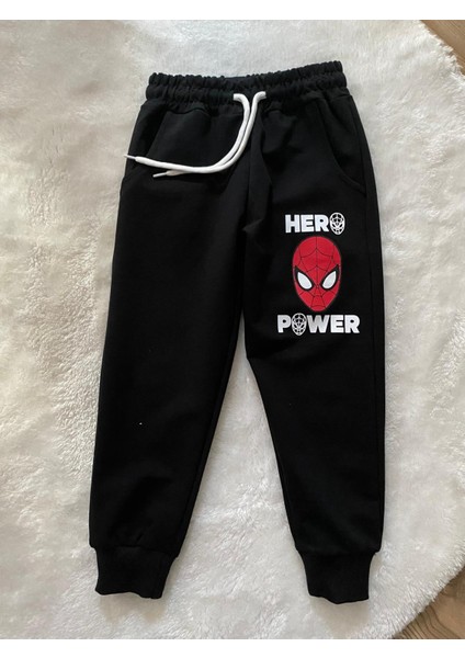 Spiderman Örümcek Adam Blackwhite 2 Iplik Kumaş Erkek Çocuk Alt Üst Takım Süper Kalite modelleri