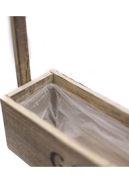 Dikdörtgen Ahşap Saksı modelleri