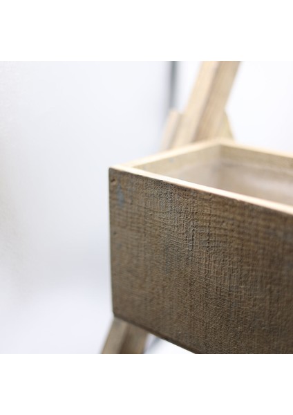 Iki Katlı Ahşap Saksı modelleri