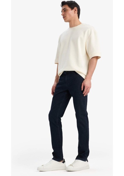 Pedro Slim Fit Dar Kalıp Normal Bel Dar Paça Jean Pantolon E8853AX25SP