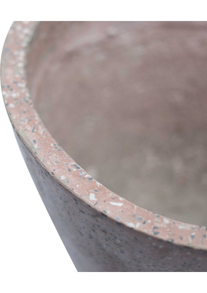 Aspen Ahşap Ayaklı Beton Saksı Pembe Gri modelleri