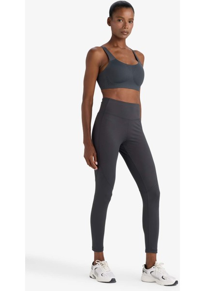 Fit Lazer Kesim Nefes Alabilen Kumaş Ayarlanabilir Askılı Sporcu Sütyeni F0032AX25AU