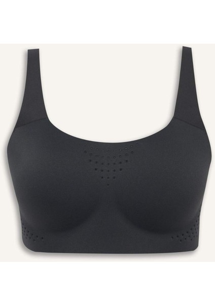 Fit Lazer Kesim Nefes Alabilen Kumaş Ayarlanabilir Askılı Sporcu Sütyeni F0032AX25AU