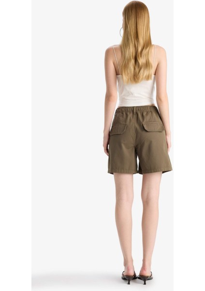 Coool Normal Bel Kısa Paça Gabardin Şort F3318AX25SM