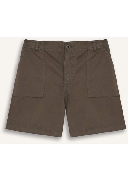Coool Normal Bel Kısa Paça Gabardin Şort F3318AX25SM