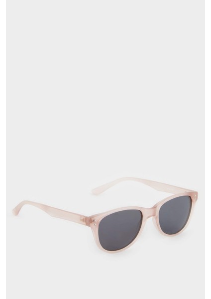 Kız Çocuk Yuvarlak Açık Turuncu Plastik Çerçeve Siyah Cam Polarize Güneş Gözlüğü F4349A8NS