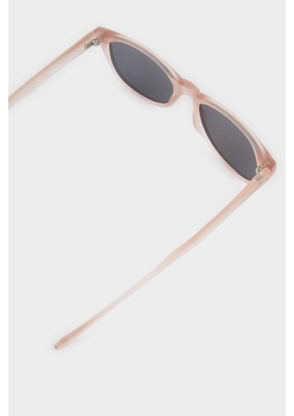 Kız Çocuk Yuvarlak Açık Turuncu Plastik Çerçeve Siyah Cam Polarize Güneş Gözlüğü F4349A8NS