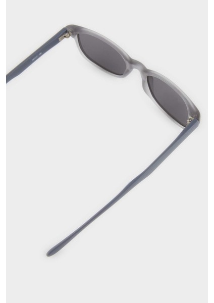 Erkek Çocuk Yuvarlak Gri Plastik Çerçeve Siyah Cam Polarize Güneş Gözlüğü F4382A8NS