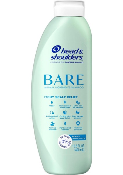 Head & Shoulders Bare Kaşıntı Karşıtı Kepek Şampuanı 400ML