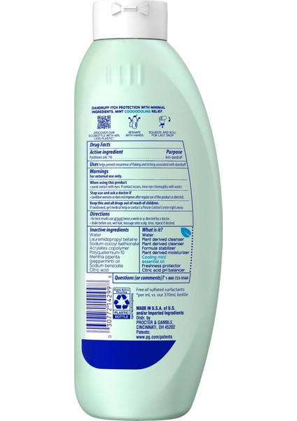 Head & Shoulders Bare Kaşıntı Karşıtı Kepek Şampuanı 400ML fiyatları