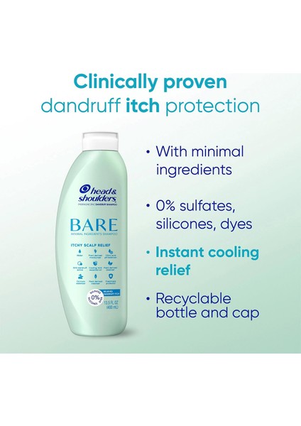 Head & Shoulders Bare Kaşıntı Karşıtı Kepek Şampuanı 400ML modelleri