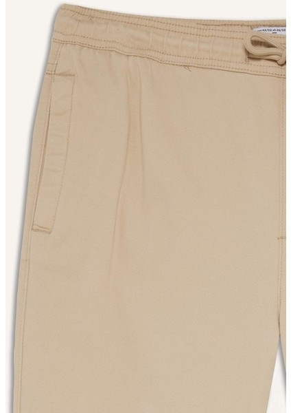 Jogger Fit Beli Bağcıklı Üç Cepli Pantolon F4680AX25AU
