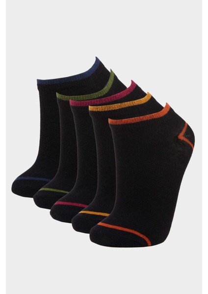 Erkek Çocuk 5'li Pamuklu Patik Çorap F4708A8NS