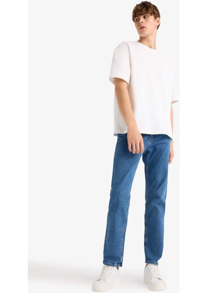 Sergio Regular Fit Normal Kalıp Normal Bel Boru Paça Jean Pantolon F4683AX25AU