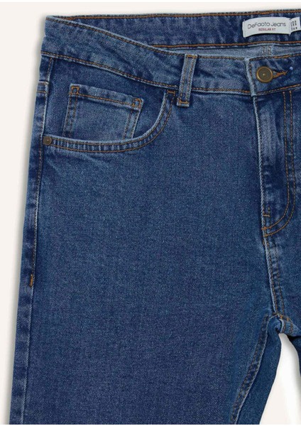 Sergio Regular Fit Normal Kalıp Normal Bel Boru Paça Jean Pantolon F4683AX25AU