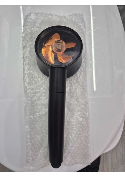 Siyah Turbo Fanlı Duş Başlığı, 5 Fonksiyonlu, Rahat ve Şık Tasarım. fiyatları