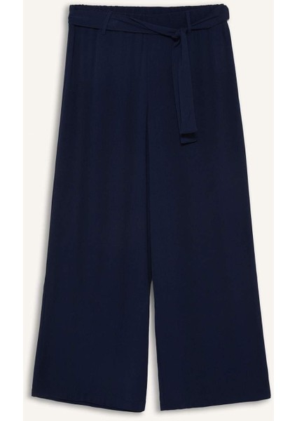 Culotte Geniş Paça Krinkıl Viskon Kapri C9565AX25SM