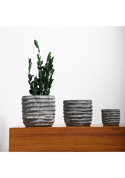 Nerius Saksı Küçük Boy Antrasit fiyatları