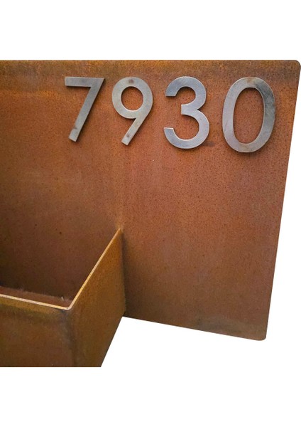 Corten Numaralı Modern Saksı fiyatları